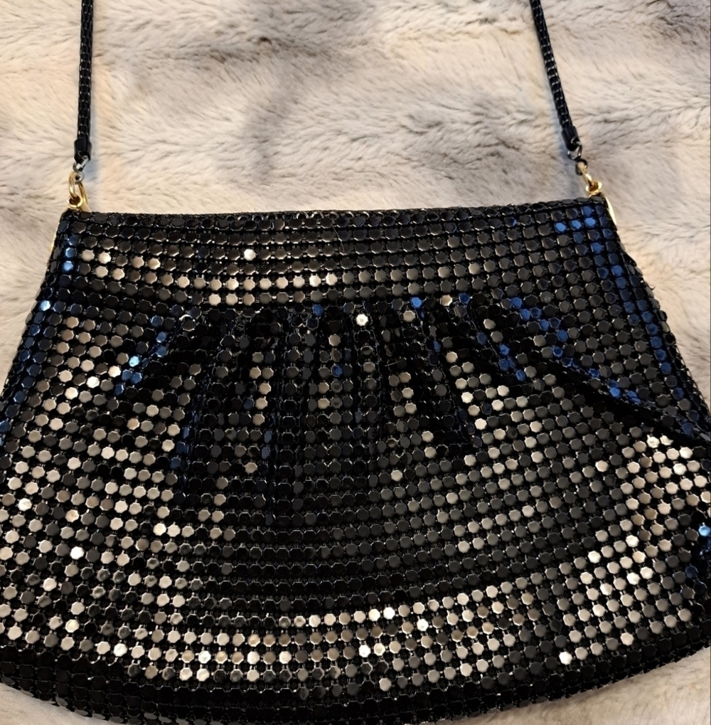 Black Sequin Holiday Bag